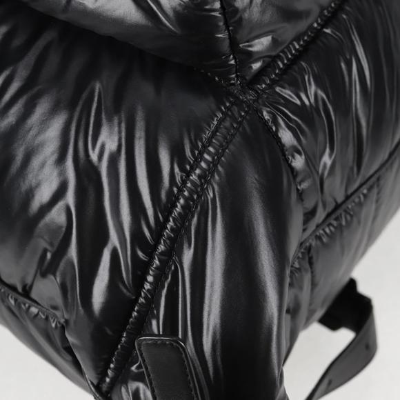BOTTEGA VENETA INTRECCIATO Backpack Nylon Leather Black Auth 132539V main image 11